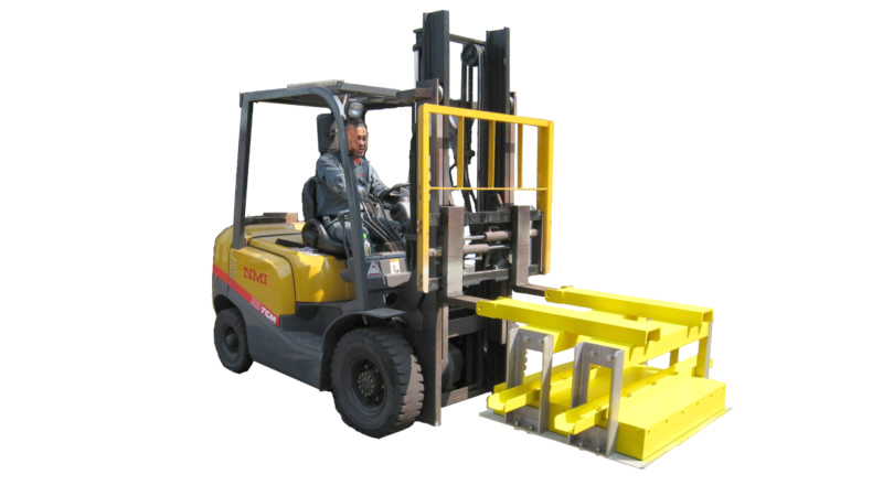 Magnetic Sweeper For The Forklift Model Fs 1 Product Info Nippon Magnetics Inc